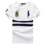 ralph lauren t-shirt with logo big pony an crown r66246 white